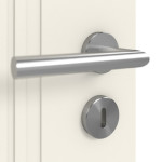 Detailansicht der Oberfläche von CLASSEN Doppelflügeltür Terra RAL 9010 Weißlack 3.10 mit Zarge