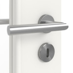 Detailansicht der Oberfläche von Verkehrsweiß RAL 9016 LA 11 Mattlack ProLine Innentür - Hörmann