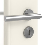 Detailansicht der Oberfläche von Reinweiß RAL 9010 LA 7 ProLine Lack Innentür - Hörmann