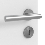 Detailansicht der Oberfläche von Pure 2 quer ProLine Duradecor Bütte Weiß Innentür - Hörmann