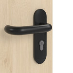 Detailansicht der Oberfläche von GARANT Rauchschutztür Authentic Sand GCK08