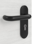 Detailansicht der Oberfläche von GARANT Rauchschutztür Quer Authentic Grigio GCK08