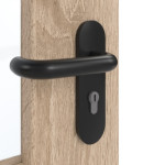 Detailansicht der Oberfläche von GARANT Rauchschutztür Authentic Eiche GCK08 mit Lichtausschnitt LA-6