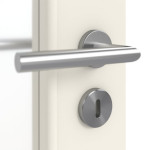 Detailbild der Oberfläche von Reinweiß RAL 9010 LA 27 ProLine Lack Innentür - Hörmann