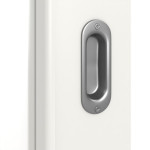 Detailbild der Oberfläche von Weiß RAL 9016 LA 27 Basic Durat Schiebetür - Huga