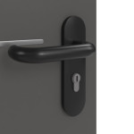 Detailansicht der Oberfläche von GARANT Brandschutztür T30 Corona 831 Ebony CePaL