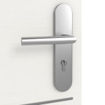 Detailansicht der Oberfläche von GARANT Wohnungseingangstür Corona 732 Quer Authentic Bianco CePaL