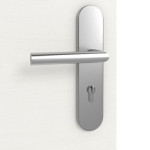 Detailansicht der Oberfläche von GARANT Wohnungseingangstür Corona 734 Quer Authentic Bianco CePaL