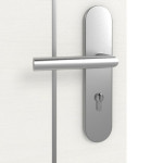 Detailansicht der Oberfläche von GARANT Wohnungseingangstür Corona 751 Quer Authentic Bianco CePaL