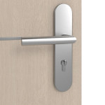 Detailansicht der Oberfläche von GARANT Wohnungseingangstür Corona 831 Authentic Akazie CePaL