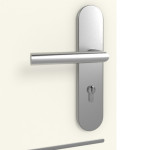 Detailansicht der Oberfläche von GARANT Wohnungseingangstür Corona 832 Snow White CePaL