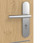 Detailansicht der Oberfläche von GARANT Wohnungseingangstür Corona 832 Authentic Asteiche CePaL