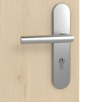 Detailansicht der Oberfläche von GARANT Wohnungseingangstür Corona 833 Authentic Sand CePaL