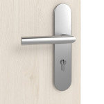Detailansicht der Oberfläche von GARANT Wohnungseingangstür Corona 834 Authentic Perl CePaL