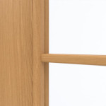 Detailansicht des Lichtausschnitts von GARANT Doppelflügeltür inkl. Zarge Eiche Premium CPL mit Lichtausschnitt LA-3 Sprosse SP2