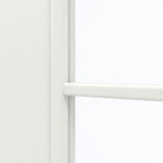 Detailansicht des Lichtausschnitts von GARANT Doppelflügeltür inkl. Zarge Authentic Bianco CPL mit Lichtausschnitt LA-3 Sprosse SP4