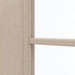 Detailansicht des Lichtausschnitts von GARANT Doppelflügeltür inkl. Zarge Authentic Akazie GCK08 mit Lichtausschnitt LA-4 bandseitig Sprosse SP10