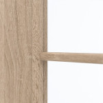 Detailansicht des Lichtausschnitts von GARANT Doppelflügeltür inkl. Zarge Authentic Eiche CPL mit Lichtausschnitt LA-6 Sprosse SP10
