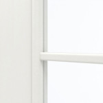Detailansicht des Lichtausschnitts von GARANT Doppelflügeltür inkl. Zarge Authentic Bianco CPL mit Lichtausschnitt LA-6 Sprosse SP2
