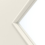 Detailansicht des Lichtausschnitts von Reinweiß RAL 9010 LA 6 Raute ProLine Lack Innentür - Hörmann