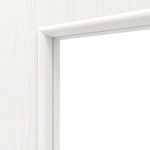 Detailansicht des Lichtausschnitts von Pino Weiß LA 8 Basic Durat Innentür - Huga