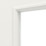 Detailansicht des Lichtausschnitts von Georgia 1 LA ClassicLine Weißlack Innentür - Hörmann