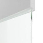 Detailansicht des Lichtausschnitts von Pure 2 quer ProLine Duradecor Bütte Weiß Innentür - Hörmann