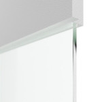 Detailansicht des Lichtausschnitts von Pure 2 quer Plain 80-7 ProLine Duradecor Bütte Weiß Innentür - Hörmann