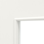 Detailansicht des Lichtausschnitts von Stripe 15 LA 26 ProLine Duradecor Verkehrsweiß RAL 9016 Innentür - Hörmann