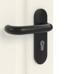 Detailansicht der Oberfläche von GARANT Rauchschutztür Como CK1 Weißlack 
