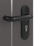Detailansicht der Oberfläche von GARANT Rauchschutztür Corona 850 Ebony CePaL