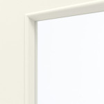 Detailansicht des Lichtausschnitts von GARANT Rauchschutztür 9417-60 Snow White CePaL mit Lichtausschnitt LA-2