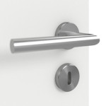 Detailansicht der Oberfläche von GARANT Schallschutztür Aura 833 Matt Weißlack 9016 G-TEC
