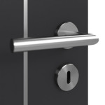 Detailansicht der Oberfläche von GARANT Schallschutztür Aura 850 Matt RAL 9005 G-TEC