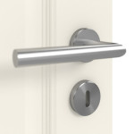 Detailansicht der Oberfläche von GARANT Schallschutztür Como CK1 Weißlack 