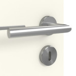 Detailansicht der Oberfläche von GARANT Schallschutztür Corona 831 Snow White CePaL