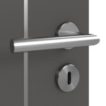 Detailansicht der Oberfläche von GARANT Schallschutztür Corona 850 Ebony CePaL