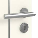 Detailansicht der Oberfläche von GARANT Schallschutztür Corona 851 Snow White CePaL