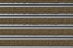 Detailaufnahme von Top-Ansicht von Aluprofilmatte KLASSIK Rips T10PP beige - Entrada