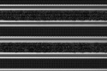 Detailaufnahme von Top-Ansicht von Aluprofilmatte KLASSIK Rips T01PP schwarz / Safe R01V schwarz - Entrada