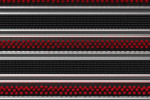 Detailaufnahme von Top-Ansicht von Aluprofilmatte KLASSIK Safe R01V schwarz / Work B06 rot - Entrada