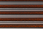 Detailaufnahme von Top-Ansicht von Aluprofilmatte KLASSIK Work B08 orange - Entrada