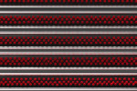 Detailaufnahme von Top-Ansicht von Aluprofilmatte KLASSIK Work B05 rot - Entrada