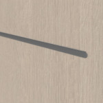 Detailansicht der Lisene von GARANT Wohnungseingangstür Corona 832 Authentic Akazie CePaL