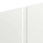 Detailansicht der Fräsung von Dynamic 3.2 Lackweiß RAL 9016 Doppelflügeltür inkl. Zarge - Classen