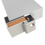 Detailansicht der Eckzarge von Außentür-Set 2-flg Stahl Mehrzwecktür STU/STS MZ-2 inkl. Eckzarge - Hörmann