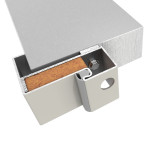 Detailansicht der Eckzarge von Innentür-Set Stahl mit Feuerschutzfunktion STU/STS T30-1 mit LA-B3 inkl. Eckzarge - Hörmann