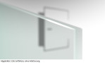 Detailbild ESG SoftWeiss beispielhaft von Float Klar Doppelflügeltür - Erkelenz