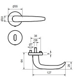 Technische Zeichnung Madrid-R Alu - Südmetall