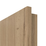 Detailansicht der runden Kante von GARANT Wohnungseingangstür Authentic Risseiche CePaL